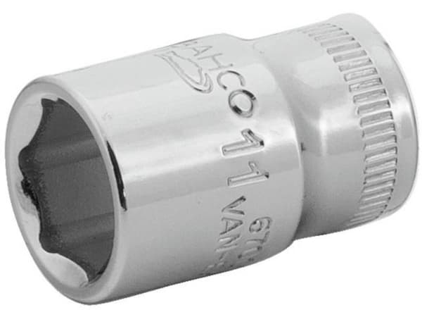 Bahco Pipe, sekskant, metrisk 1/4”, Stikkontakt, 1/4", Metrisk, 1 hoder, 10 mm, Stål