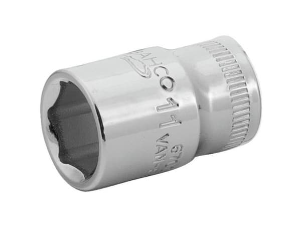 Bahco Pipe, sekskant, metrisk 1/4”, Stikkontakt, 1/4", Metrisk, 1 hoder, 10 mm, Stål