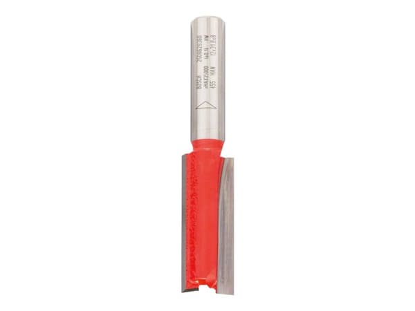 Bosch Expert for Wood - Rutertupp - for bløtt tre, løvtre, composite wood - Straight - 12 mm - lengde: 63.8 mm