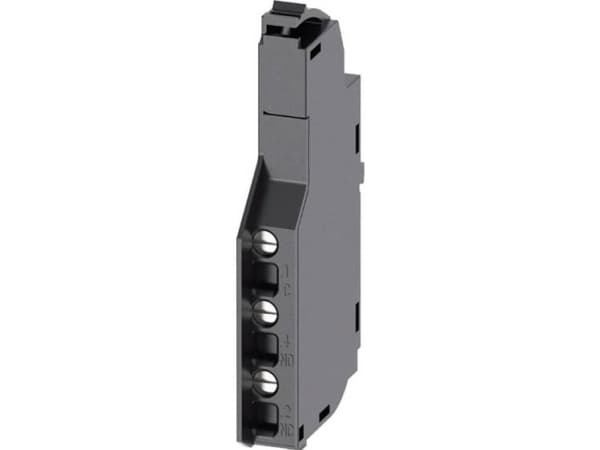 Siemens 3VA9988-0AA12 apukytkin 1 kpl 1 x vaihtokosketin Asetusalue (virta): 6 A (max) Kytkentäjännite (max): 240 V/AC (L x K x S) 7 x 56 x 30 mm