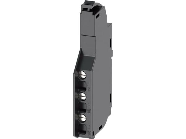 Siemens 3VA9988-0AA12 apukytkin 1 kpl 1 x vaihtokosketin Asetusalue (virta): 6 A (max) Kytkentäjännite (max): 240 V/AC (L x K x S) 7 x 56 x 30 mm