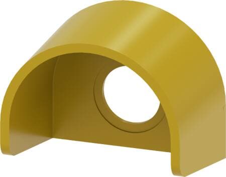 Siemens 3SU1900-0DY30-0AA0 Skydd (L x B x H) 74,8 x 47,5 x 58,9 mm Blank Gul 1 st