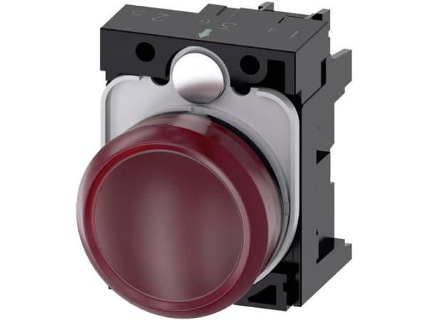 Siemens 3SU1106-6AA20-1AA0 Lysmelder flad Rød 230 V/AC 1 stk