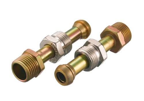 Tilslutningssæt, 2 tilslutningsrør med 1/2" fittings