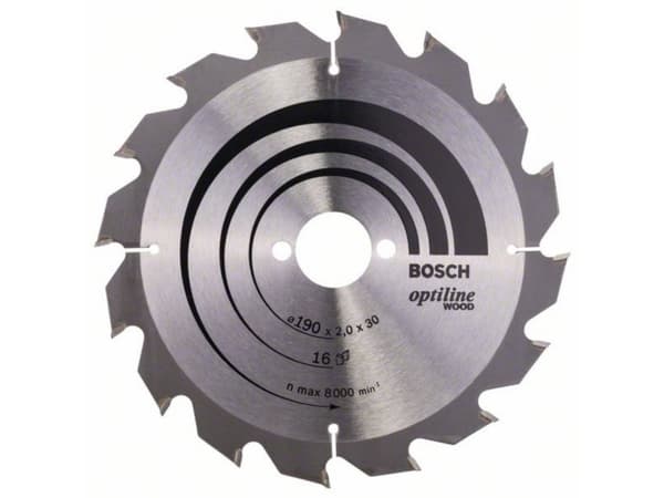 Bosch OPTILINE RUND RING Ø190X2,0X30MM 16T