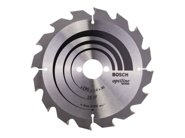 Bosch OPTILINE RUND RING Ø190X2,0X30MM 16T