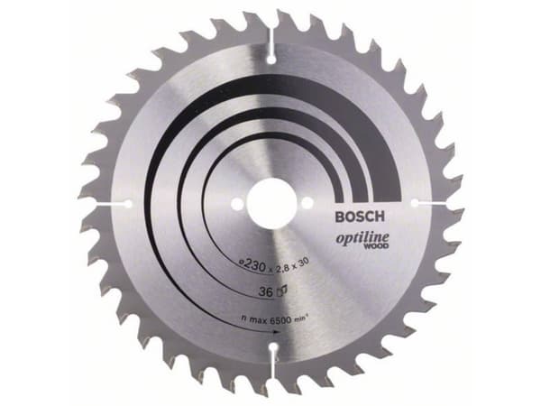 Bosch RUNDSAVKLINGE OPTILINE 230X2,8X30MM 36T