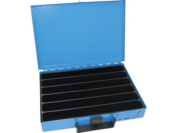 DRESSELHAUS Sortimentkasse med6 lange rumB 33cm / H 5cm / D 23cm
