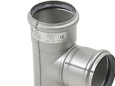 Blücher gr.rør 87.5gr.75mm - m.O-rengas AISI 316L.Syrefast stål