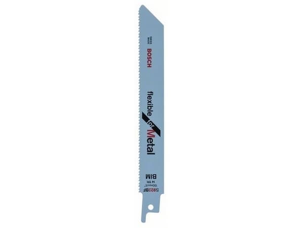 Bosch flexible for Metal S 922 BF - Sagblad - for rør, blikk, profiles - 100 deler - lengde: 150 mm - bredde: 19 mm