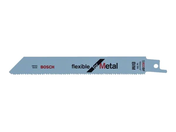 Bosch flexible for Metal S 922 BF - Sagblad - for rør, blikk, profiles - 100 deler - lengde: 150 mm - bredde: 19 mm