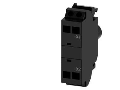 Siemens 3SU14011BB603AA0, Belysning till elskåp, Skruv, Svart, LED, IP40 IP20 EAC UL cUL, AC, ?DC