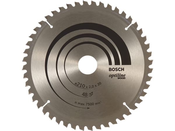 Bosch RUNDSAVKLINGE Ø 210 X 30MM 48 T -5GR TRÆ