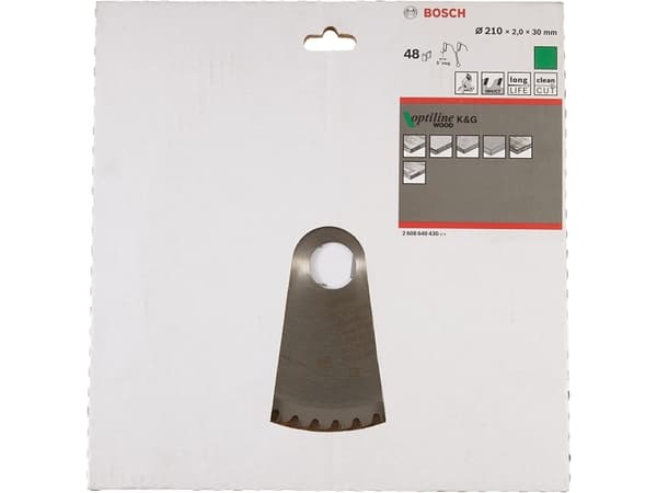 Bosch RUNDSAVKLINGE Ø 210 X 30MM 48 T -5GR TRÆ