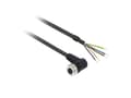 Miniatyrbilde 1 av 5: Schneider Electric XZCP1264L10, 10 m, M12, Hunkjønn, Sort, Polyuretan (PUR), -40 - 80 °C
