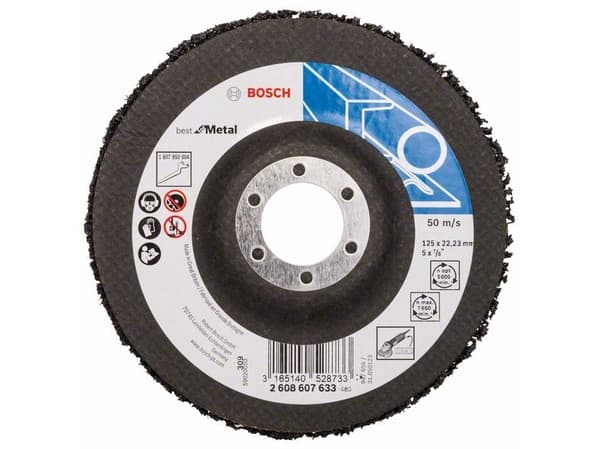 Disc for cleaning BOSCH, 125 mm, 22.23 mm, SiC 125 mm