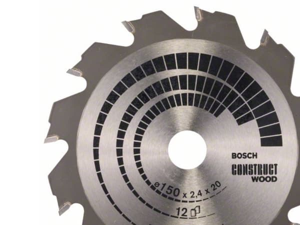 Bosch RUNDSAVKL CONSTRUCT Ø150x2,4x20/16MM 12T 12T
