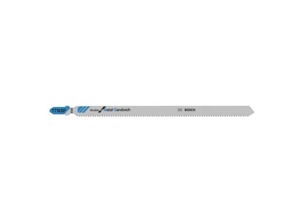 Bosch 2 608 636 335, Figursågblad, Smårgåsmaterial, Bimetall, Grå, 2 mm, 12 cm