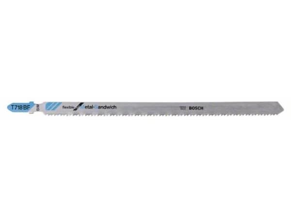 Bosch 2 608 636 335, Figursågblad, Smårgåsmaterial, Bimetall, Grå, 2 mm, 12 cm
