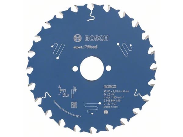 Bosch RUNDSAVKLINGE 165X30X2,6MM 24T EXP WOOD