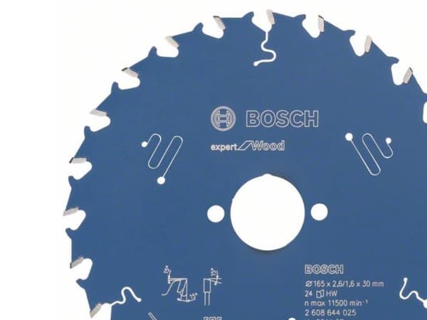 Bosch RUNDSAVKLINGE 165X30X2,6MM 24T EXP WOOD