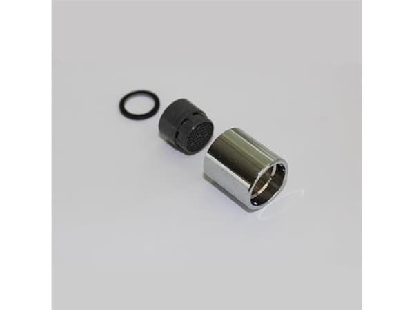 Børma Lufblander 18mm tud f A1 - krom komplet luftbl. m invd. gevind. gevind