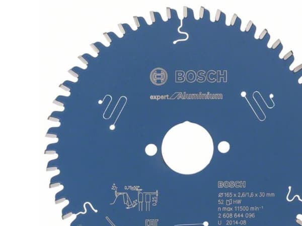 Bosch PYÖRÖSAUMANTERÄ 165X30X2.6MM 52T EXP ALU