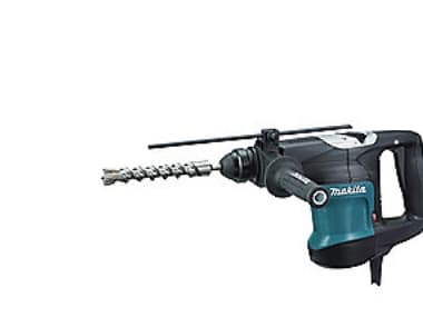 Makita HR3200C, SDS Plus, Svart, Blå, 3,2 cm, 3300 RPM, 5,5 J, 1,3 cm