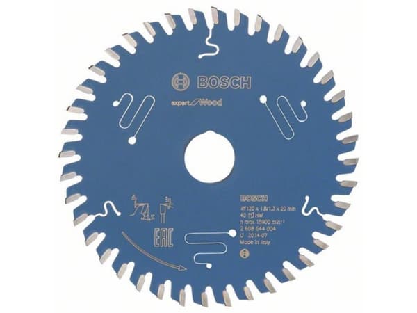 Bosch Accessories Expert for Wood 2608644004 Rundsavblad 120 x 20 x 1.3 mm Antal tænder (per tomme): 40 1 stk