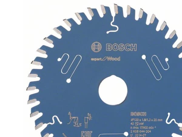 Bosch Accessories Expert for Wood 2608644004 Rundsavblad 120 x 20 x 1.3 mm Antal tænder (per tomme): 40 1 stk