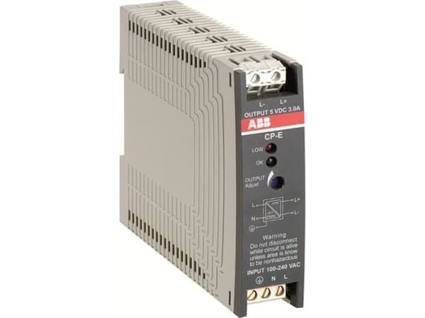 ABB CP-E 24/0.75, Innendørs, 100 - 240 V, 47 / 63 Hz, 18 W, 24 V, 0,75 A