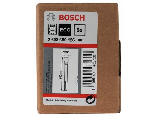 Bosch FLADMEJSEL SDS-MAX 25X600MM 5 kpl