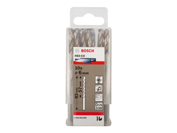 Bosch METALBOR HSS-CO S 6X93MM 10 STK