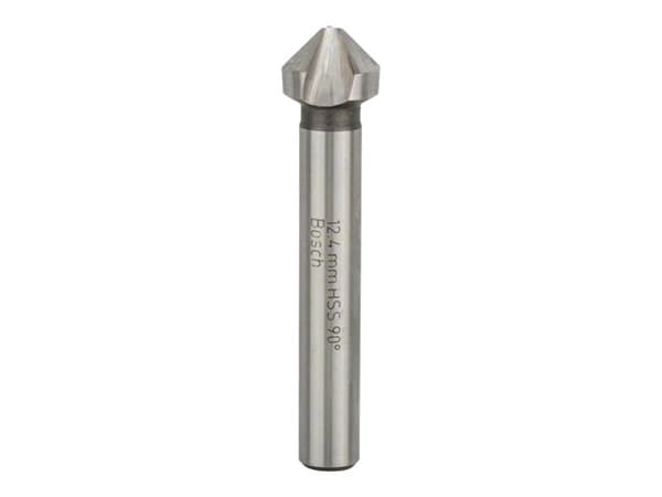 Bosch HSS - Bor - for tre, metall, ikke-jernholdig metall - senkebor - 12.4 mm - cylindrical - lengde: 56 mm
