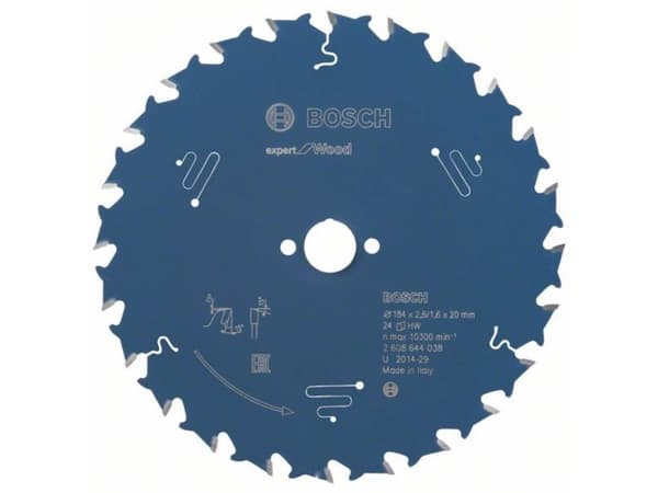 Bosch RUNDSAVKLINGE 184X20X2,6MM 24T EXP WOOD