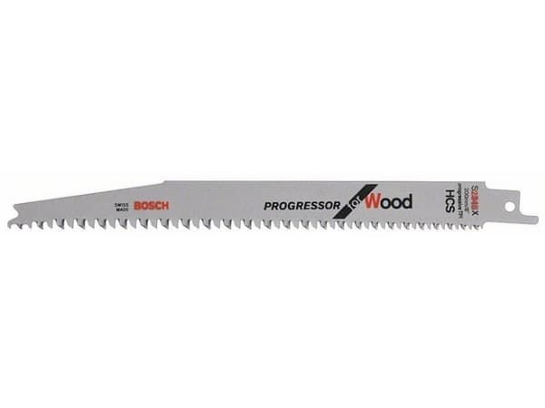 Bosch Progressor for Wood S 2345 X - Sagblad - for tre, plast, kartong, kryssfinér, construction boards, medium-density fibreboard (MDF) - 5 deler -
