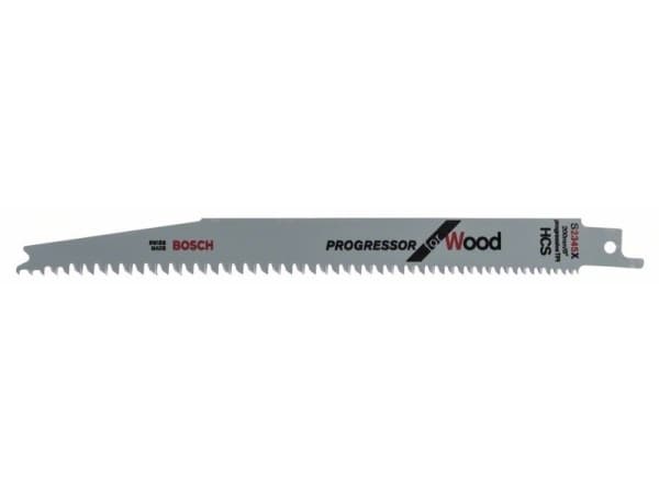 Bosch Progressor for Wood S 2345 X - Sagblad - for tre, plast, kartong, kryssfinér, construction boards, medium-density fibreboard (MDF) - 5 deler -