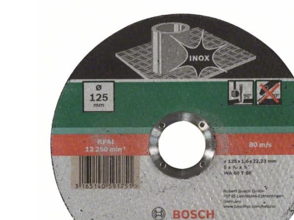 Bosch SKÄRSKÄR SKÄRSKÄR INOX 125X1,6MM LIGE