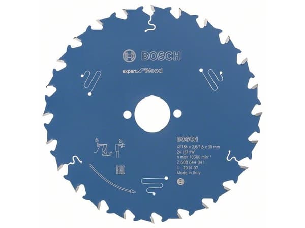 Bosch RUNDSAVKLINGE 184X30X2,6MM 24T EXP WOOD