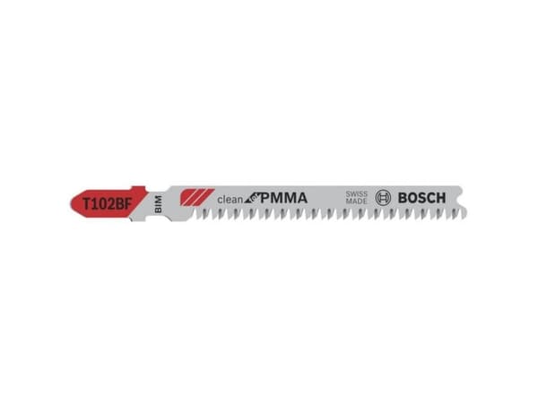 Bosch Accessories 2608636780 Stiksavklinge T 102 BF Clean for PVC 3 stk
