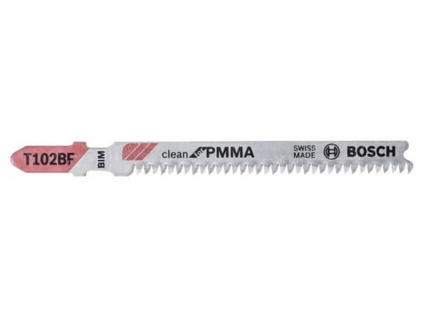 Bosch Accessories 2608636780 Stiksavklinge T 102 BF Clean for PVC 3 stk