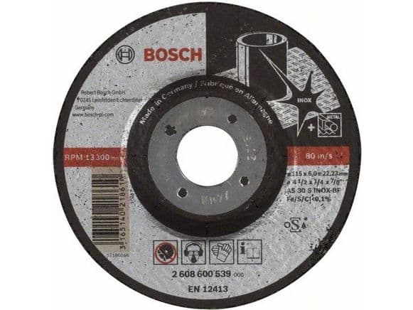 Bosch TERÄSSAHA Ø 115 MM, ruostumaton teräs