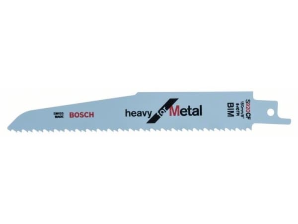 Bosch heavy for Metal S 920 CF - Sågblad - för rör, bladmetall, profiler - 5 delar - längd: 150 mm