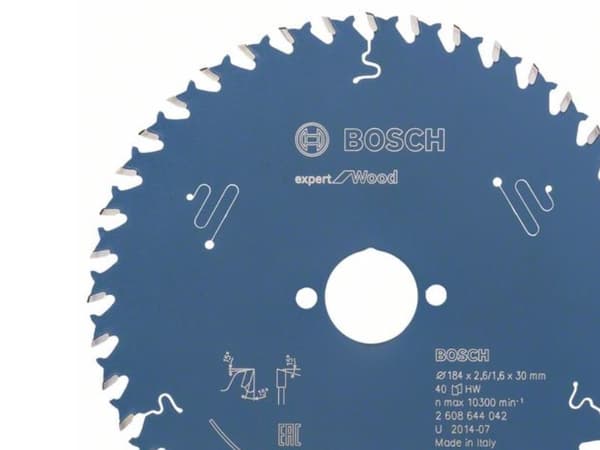 Bosch RUNDSAVKLINGE 184X30X2,6MM 40T EXP WOOD