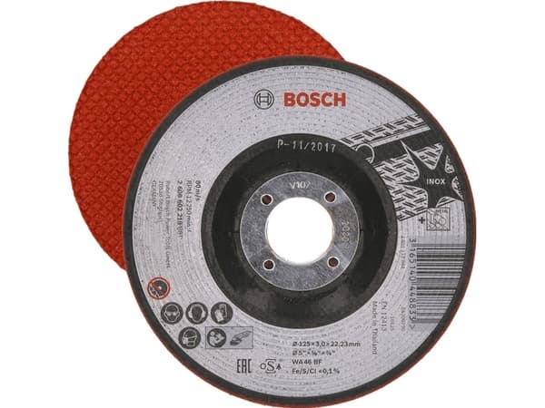 Bosch tarvikkeet Bosch sähkötyökalut 2608602218 Skrubskive lige 125 mm 22.23 mm 1 stk 1 stk