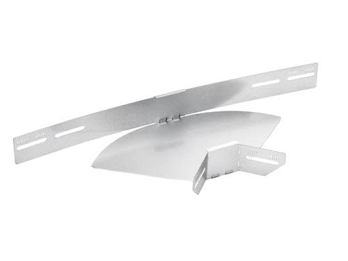 WIBE GROUP Justerbart hörn för kabelhyllor KB184/KB284höjd60 mm, bredd 300 mmEl-förzinkat
