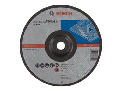 Bosch Standard for Metal A 24 P BF - Slipskiva - för metallrör, icke-järnhaltig metall, stål, gjutjärn, profiler - 230 mm