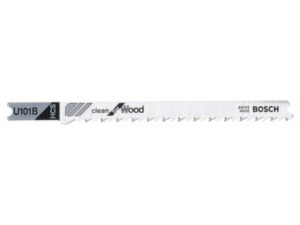 Bosch Accessories 2608630565 Stiksavsklinge U 101 B Clean for Wood 3 stk