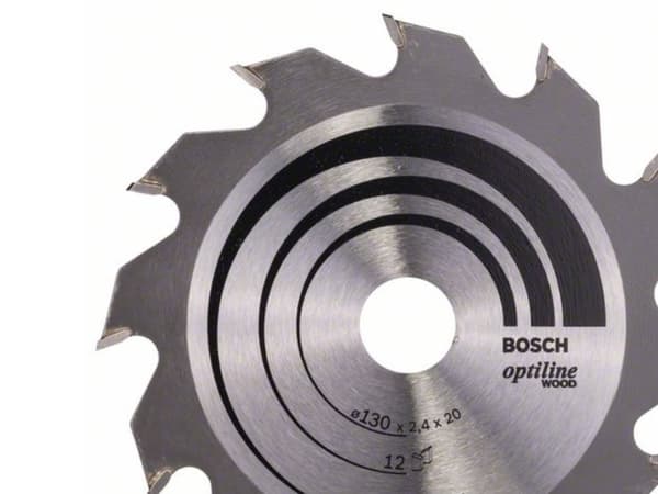 Bosch RUNDSAVKL OPTILINE Ø130X2,4X20/16MM 12T