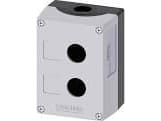 Siemens 3SU1802-0AA00-0AB1 Tomt hus 2 installationspunkter (L x B x H) 114 x 85 x 64 mm Tom Grå 1 stk